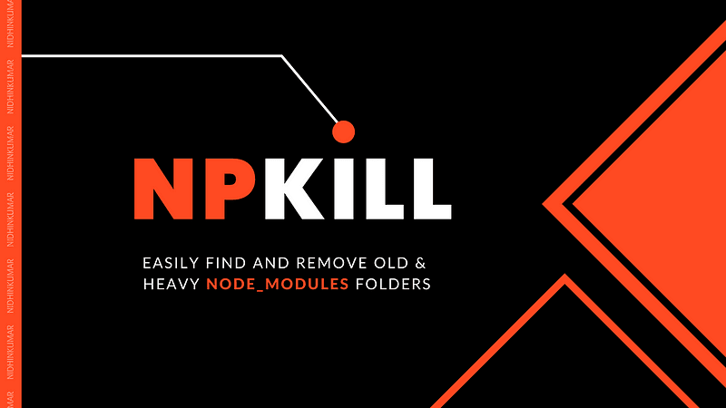 Save your system space from node_modules using NPKill