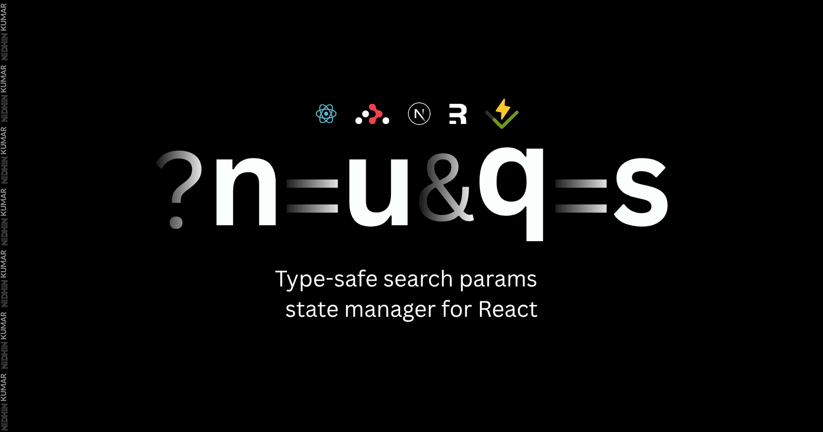 nuqs - Type-safe search params
state manager for React